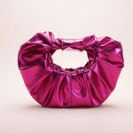 Load image into Gallery viewer, Metallic Cloud Fold Shoulder Bag Women N6E008