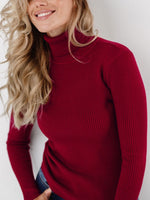 Load image into Gallery viewer, High Neck Knit Base Layer Top Women Slim Fit N6H320
