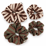 Load image into Gallery viewer, Womens Oversized Striped Scrunchie N6K029