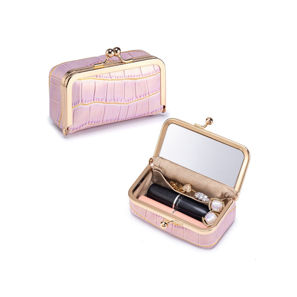 Leather Multifunctional Lipstick Case Jewelry Box N6G053