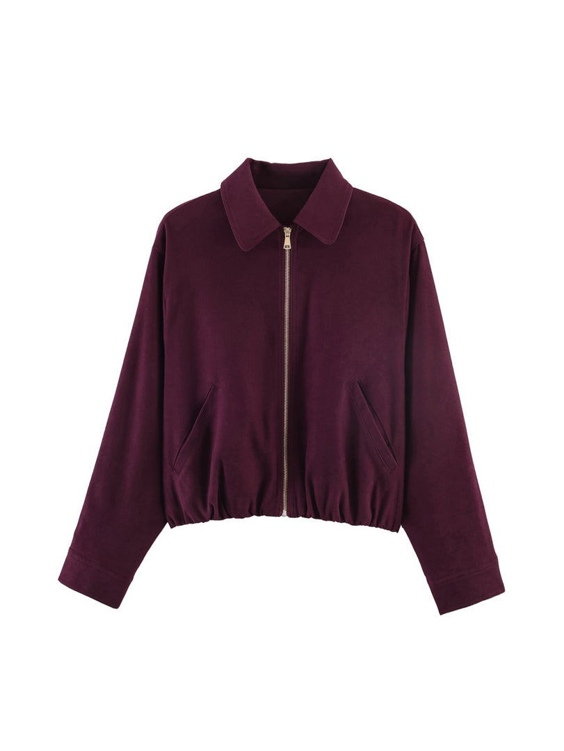 Women's POLO Collar Jacket & Casual Pants Separates N6H122