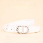 Load image into Gallery viewer, Business Letter Design Genuine Leather Belt Women N6H328
