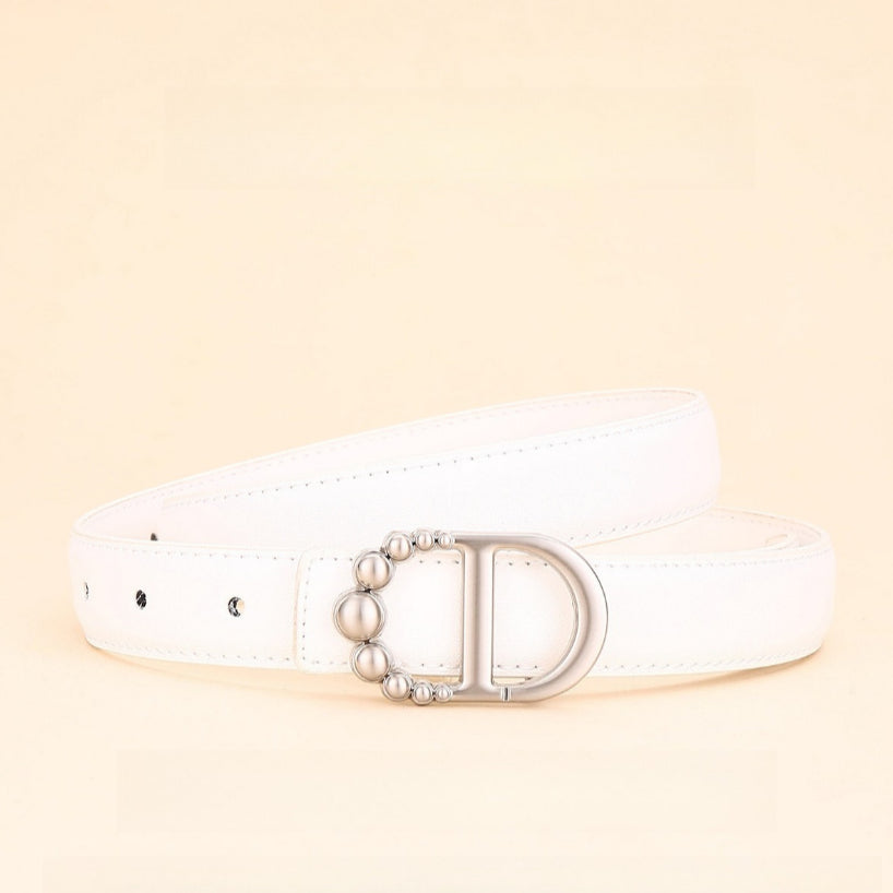 Business Letter Design Genuine Leather Belt Women N6H328