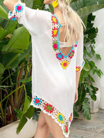Load image into Gallery viewer, Crochet Lace Kimono Beach Cover Up Women N6D200