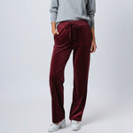 Load image into Gallery viewer, Womens Slim Velvet Flare Trousers N6A131