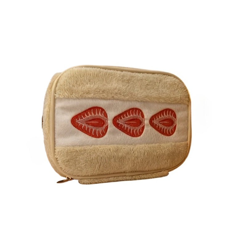 Strawberry Sandwich Makeup Bag Women Large S5P729