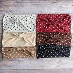 Load image into Gallery viewer, Polka Dot Headband Wide Elastic Bow Hairband Retro N6F073