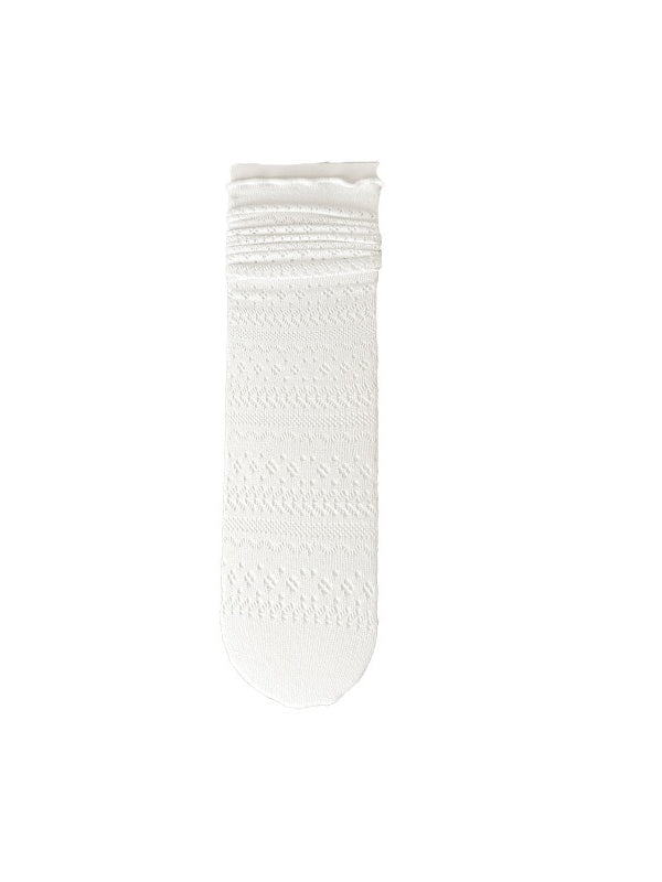 Sheer Mesh Mid-Calf Socks Women N6C165