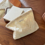 Load image into Gallery viewer, Ivory Lace Embroidered Cotton Organizer Canvas Lining S5P332
