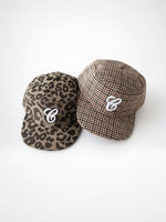 Load image into Gallery viewer, Retro Leopard Print Flat Top Baseball Cap Women N6C077