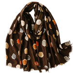 Load image into Gallery viewer, Gilded Polka Dot Satin Weave Wrap  M5A265
