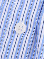 Load image into Gallery viewer, Striped Spliced Shirt Open Front Casual N6C093