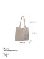 Load image into Gallery viewer, Mesh Crochet Tote Bag Vintage Women N6C060