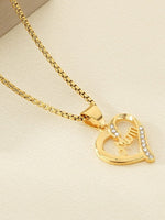 Load image into Gallery viewer, Mom Heart Cutout Pendant Necklace Women N6D519