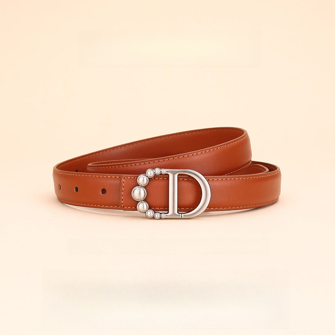 Business Letter Design Genuine Leather Belt Women N6H328