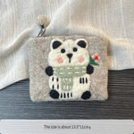 Load image into Gallery viewer, Felt Sheep Card Holder Coin Purse Cute Cartoon N6G006