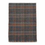 Load image into Gallery viewer, Womens Wool Blend Houndstooth Fringe Scarf N6K243