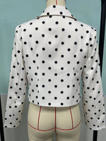 Load image into Gallery viewer, Short Tie Waist Bow Detail Blazer Women N6D211