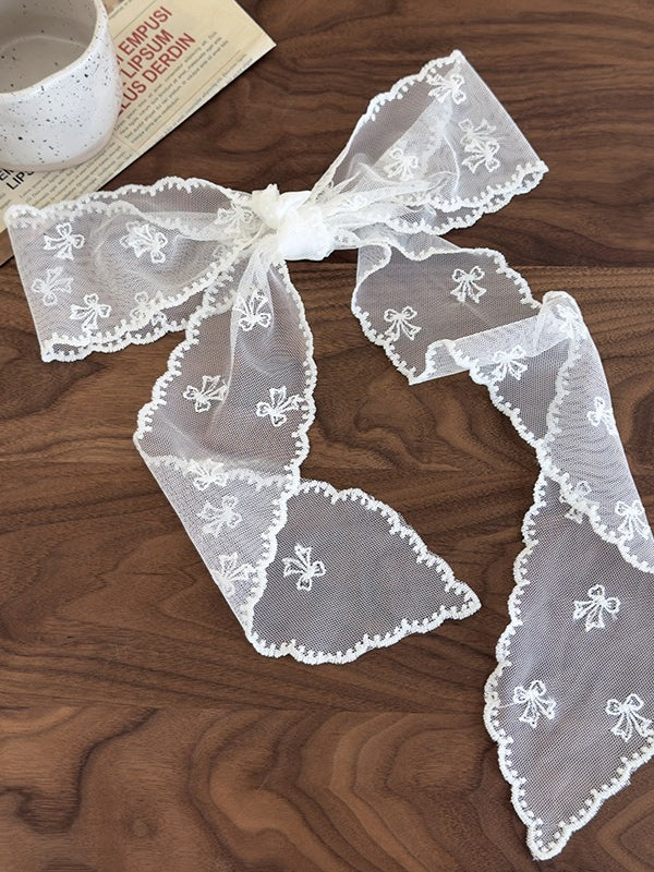 Lace Scarf Headband Long 130cm Women N6C008
