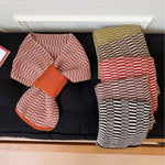Load image into Gallery viewer, Vintage Stripe Knit Scarf Women Wool Blend N6H312
