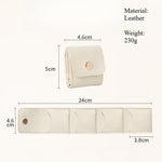 Load image into Gallery viewer, Mini Leather Travel Jewelry Pouch Multi Compartment  S5P402