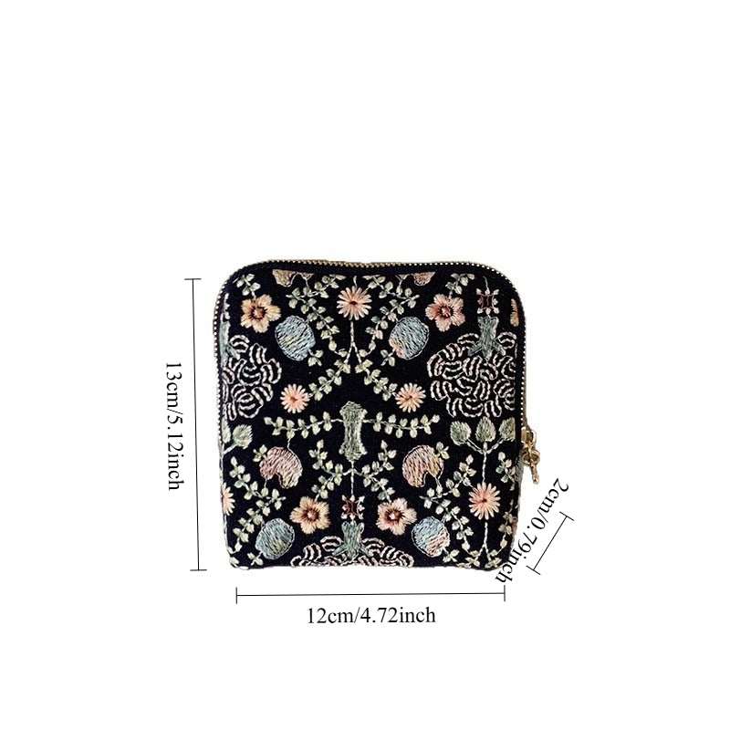 Patterned Fabric Travel Jewelry Organizer N6K102