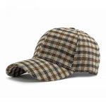 Load image into Gallery viewer, Structured Plaid Baseball Cap  M5A268