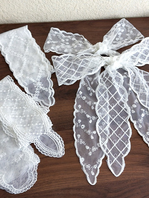 Lace Scarf Headband Long 130cm Women N6C008