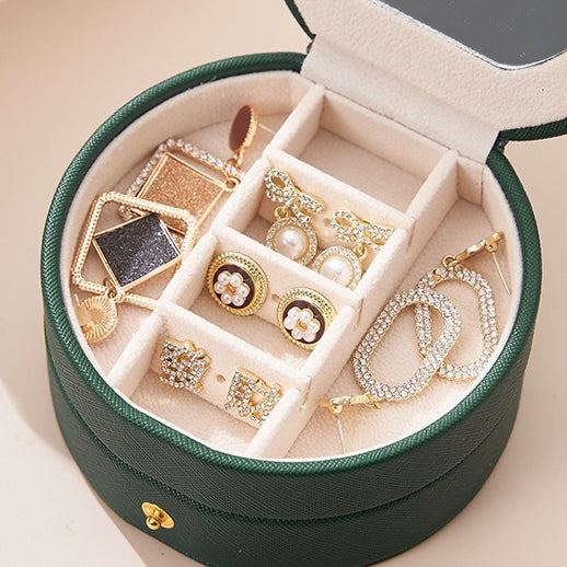 Portable Multi layer Jewelry Organizer Box Travel S5P832