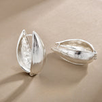 Load image into Gallery viewer, Teardrop Cuff Earrings Double Sided Texture Women N6C064