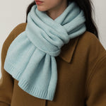 Load image into Gallery viewer, Wool Blend Solid Knit Scarf  M5A252