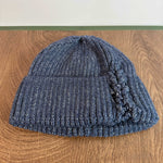 Load image into Gallery viewer, Thick Knit Beanie Earflap Striped Turn-Up Women N6H230