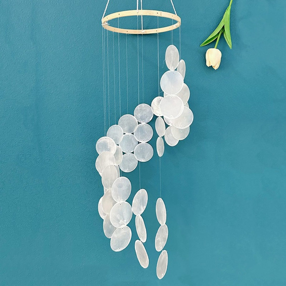 Natural Shell Wind Chime Bedroom Window Hanging Decor N6F316
