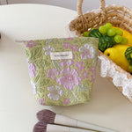 Load image into Gallery viewer, Womens Vintage Floral Jacquard Cosmetic Bag N6K114