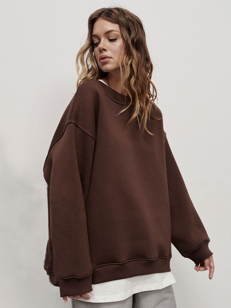 Brushed Fleece Hoodie Relaxed Mid Heavy N5Z412
