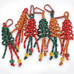 Load image into Gallery viewer, Christmas Tree Beaded Keychain Bag Charm N6K292