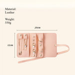 Load image into Gallery viewer, Leather Jewelry Organizer Pouch Multi Function S5P399