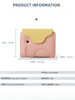 Load image into Gallery viewer, Elephant Card Case Macaron Colors Multi-slot Wallet  N6D016