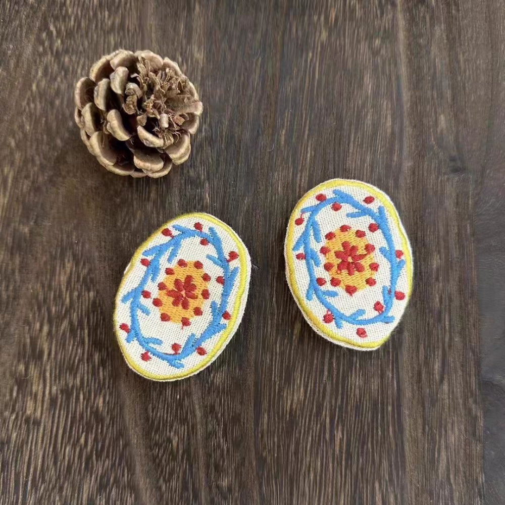 Handmade Cotton Linen Brooch Pin Cute Minimalist  N6G037