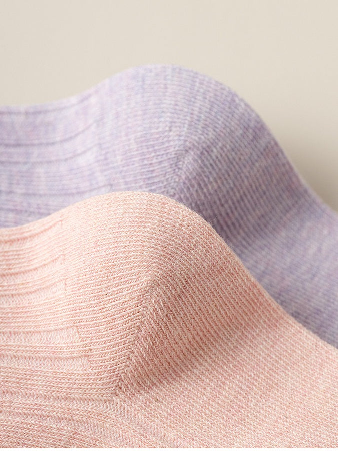 Ruffle Trim Slouch Socks Women N6C155