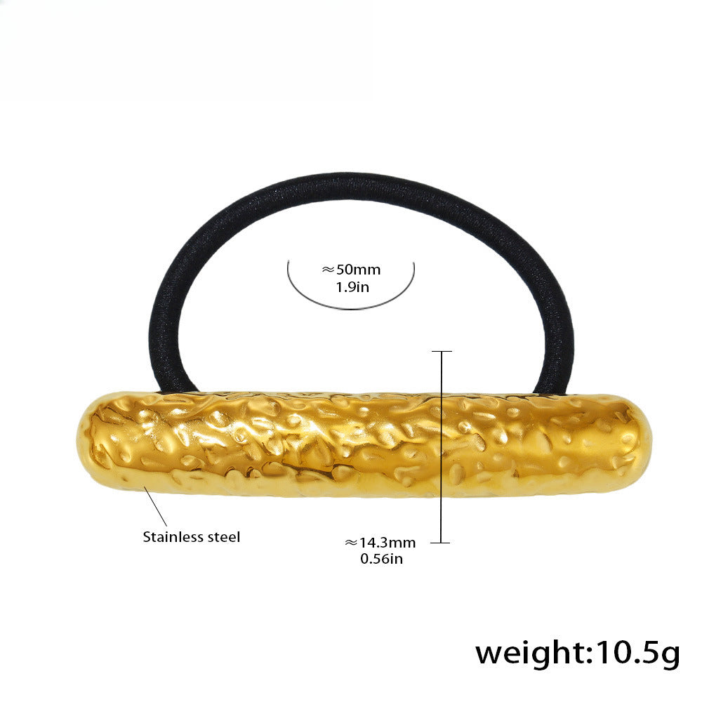 18K Gold Plated Titanium Steel Butterfly Hair Tie S5P452