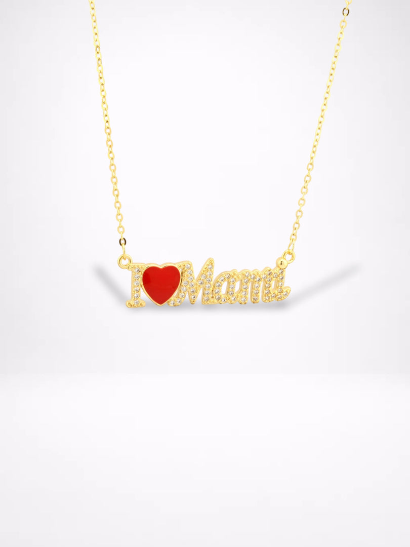 MaMa Layered Gold Plated Pendant Necklace Women N6D501