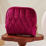 Load image into Gallery viewer, Velvet Jewelry Pouch Large Capacity Organizer Case N6E034