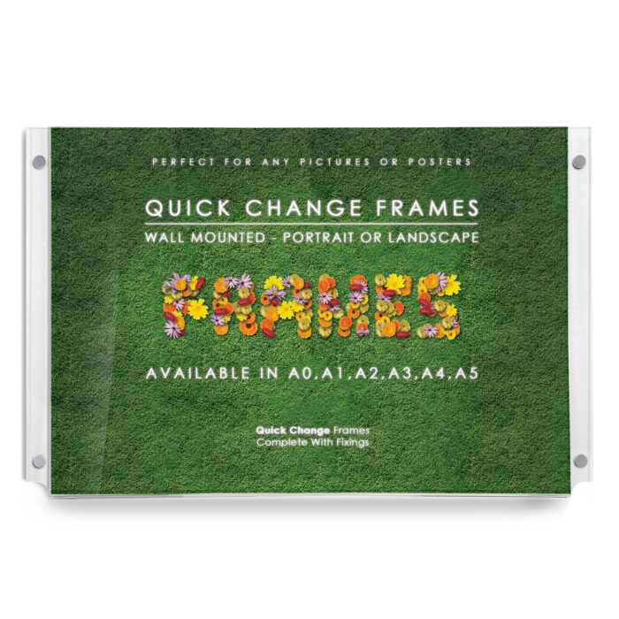 quick change acrylic wall frame