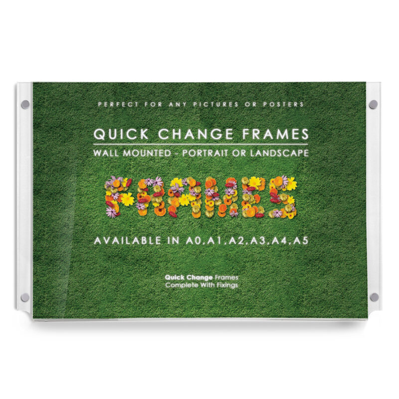 quick change acrylic wall frame