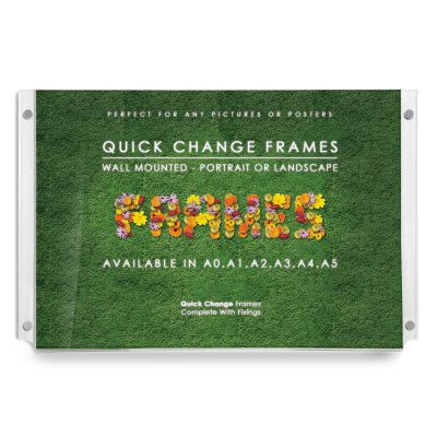 quick change acrylic wall frame
