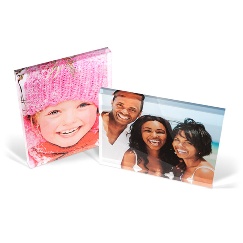 10x8 acrylic photo block