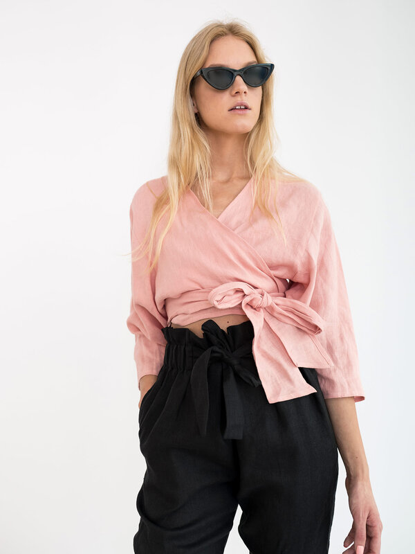Bild 1 von CLAIRE Leinenwickeltop in von Love and Confuse