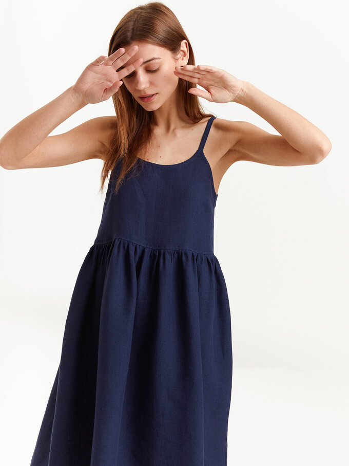 DULCE Linen Strappy Dress
