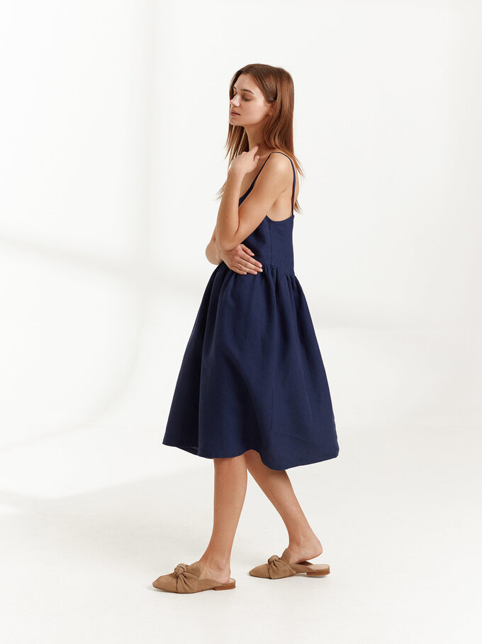 DULCE Linen Strappy Dress